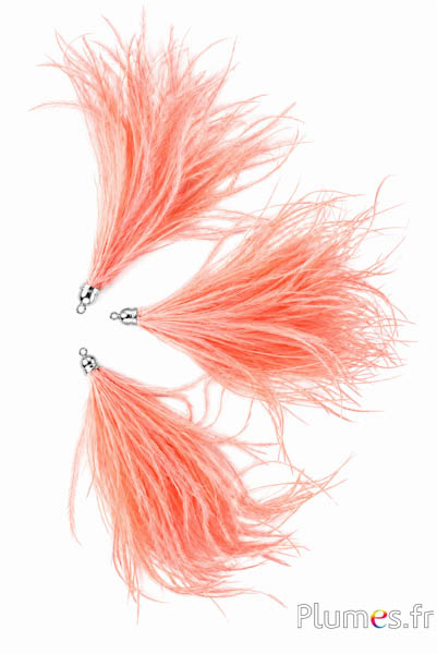 Anhänger Strauß - 15-20 cm - lachsrosa